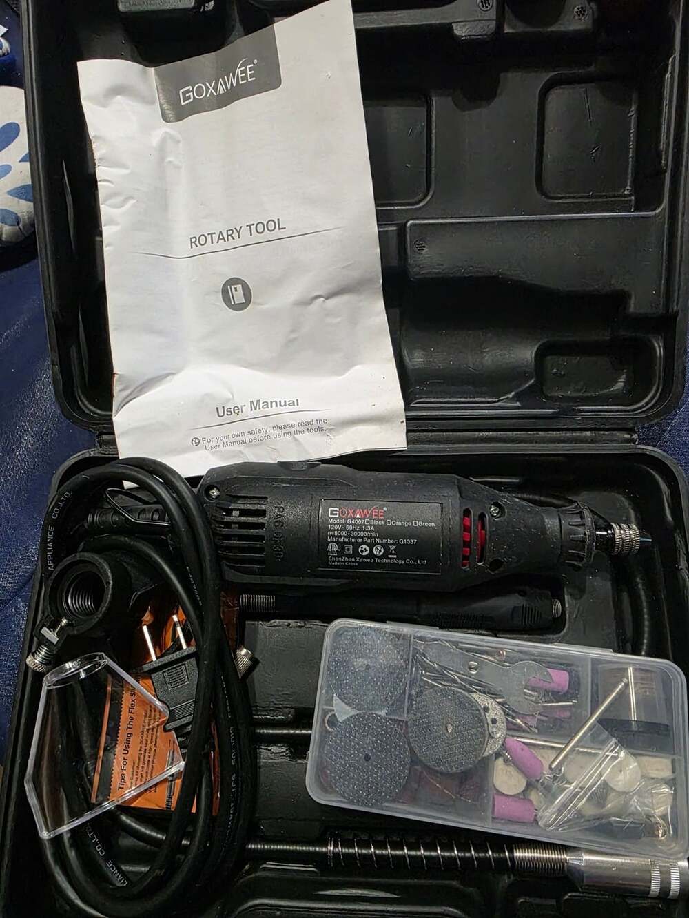 Goxawee Rotary Tool G4007 Black